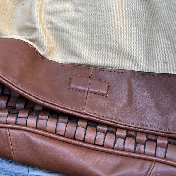 NWT Woven leather shoulder/hobo bag - Picture 7 of 16